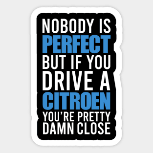 Citroen Owners Sticker